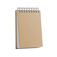 Blank spiral notebook for jotting down ideas and notes ready for creative use transparent background