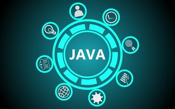 Software, web development, programming concept. Programming languages java and program. Software development