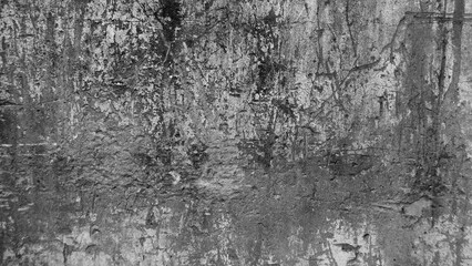 gray background, in the photo the texture of a gray wall with various lines, strokes and cracks