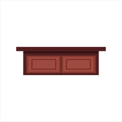 Floating Shelf Vector Flat Illustration
