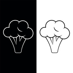Fresh Broccoli Icon – Organic Vegetable Vector Isolated