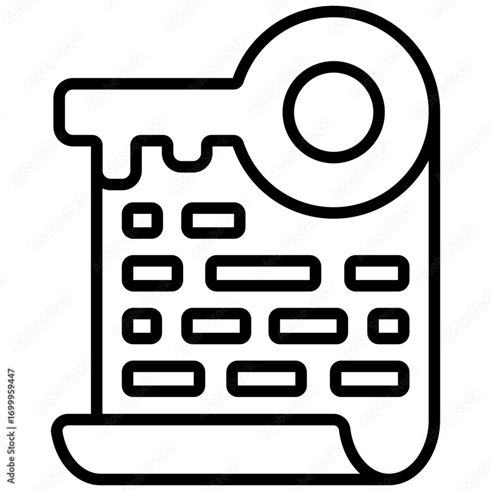 Poster digital marketing strategy outline presented on a black background with text elements representing k