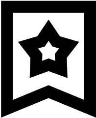 simple sharp ui icon bookmark