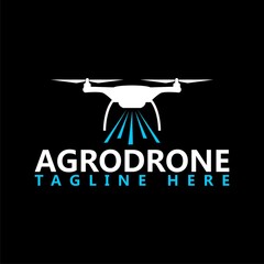  Drone Agriculture icon isolated on black background