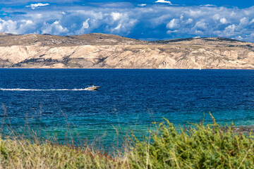 Beach Ciganka FKK naturist on the island of Rab in Croatia,