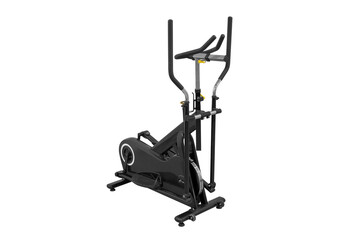 ski simulator isolated on white background