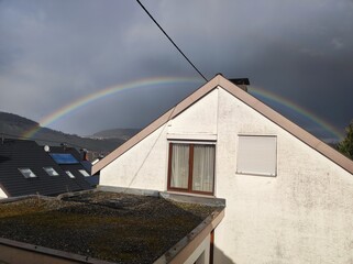 rainbow in the sky