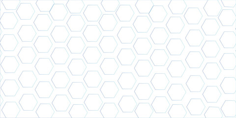 Abstract white background with hexagon and hexagonal background. Luxury white pattern with hexagons.blue light and shadow. Abstract background design with white hexagon.