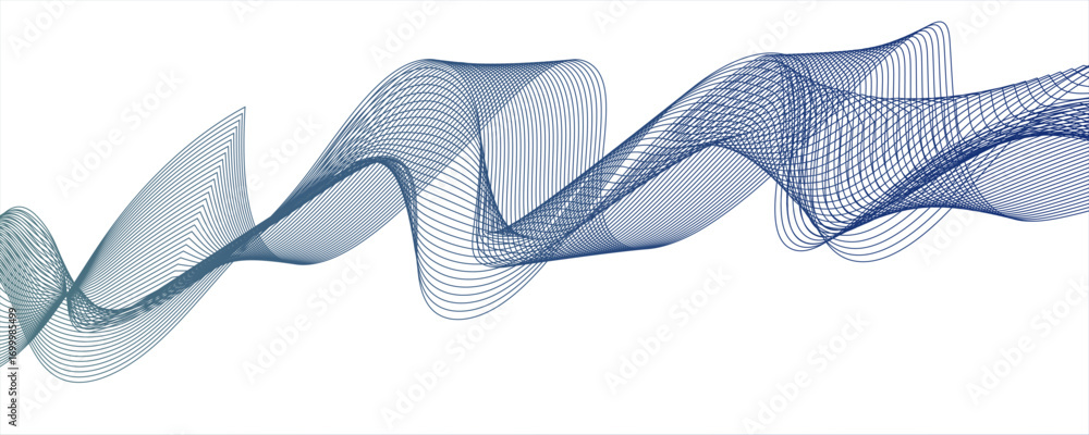 Poster colorful and porple abstract background with flowing particles. wave transparent modern background. 
