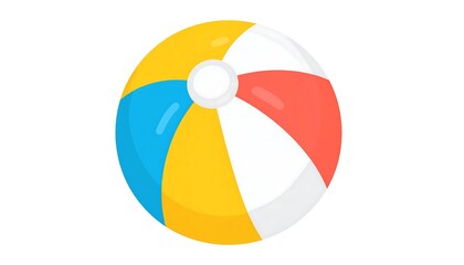 Obraz premium Colorful beach ball illustration
