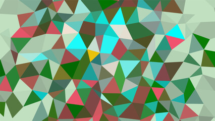 Abstract Geometric Pattern of Intersecting Triangles in Earthy Tones and Teal polygons