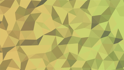 Earthy Green and Yellow Polygonal Geometric Abstract Background Texture gradient