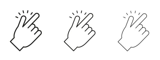 Easy icon with outline style, vector illustration designs