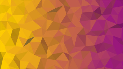 Obraz premium Polygonal Geometric Gradient Background with Yellow to Purple Transition abstract