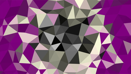 Obraz premium Vibrant Purple and Gray Geometric Polygonal Abstract Background low poly