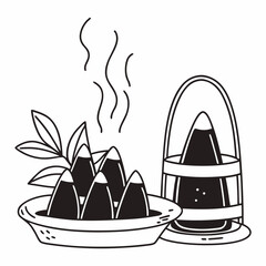 Stunning Eco Incense Cone Holder With Herbal Cones Premium Digital Asset