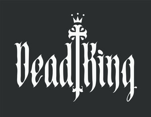 on the theme of state, kingdom, empire and Christian religion. Tattoo, logo, t-shirt design in vintage style