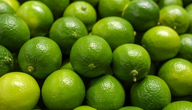 Close-up of many limes