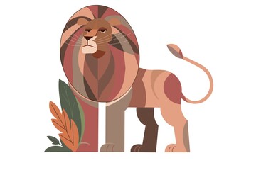 lion logo illustration