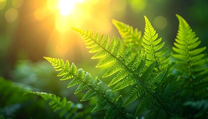 leaves in the sunlight with a bright background