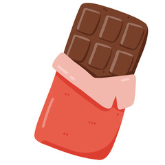 Cute Sweets Chocolate Bar illustration