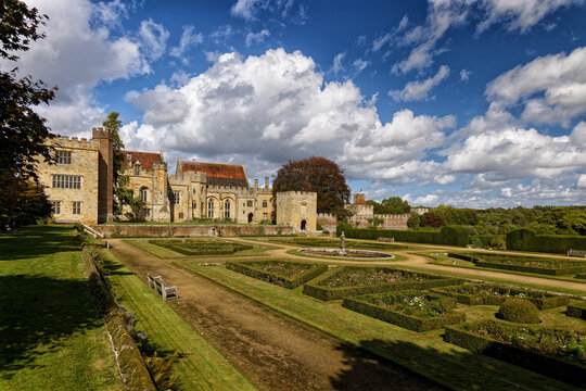 An English stately home and garden at Penshurst Tonbridge Kent England UK