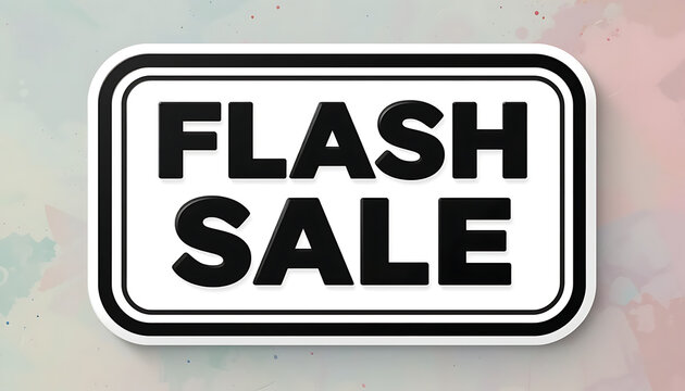 Flash Sale Announcement Graphic Design.