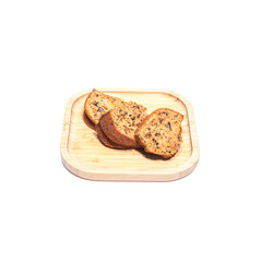 Carrot cake. Fresh cake. Cake ready to serve. Carrot cake plate on a white background.
