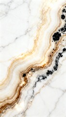 Marble Elegance: A close-up image showcases the intricate beauty of natural marble, featuring a captivating interplay of veins and textures in stunning detail.