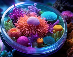 colorful microbial world