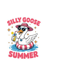 SILLY GOOSE SUMMER SVG
