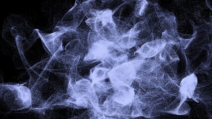 Abstract Blue Smoke Texture