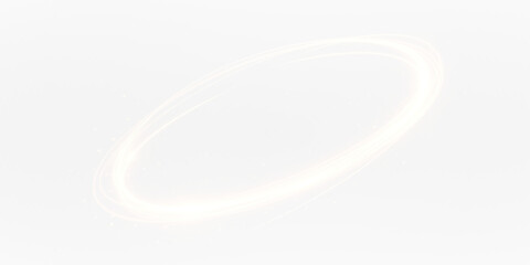 Circular light swirl glow effect sparkle PNG overlay with transparent background graphic design element