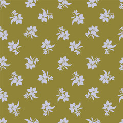 Seamless Abstract Tropical Pattern In Vector