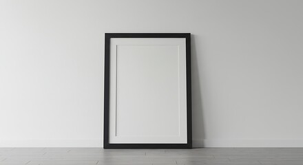 Empty Canvas, Shadowed Frame