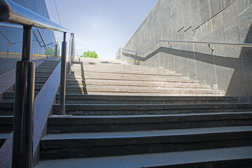 Stone staircase from the underground passage