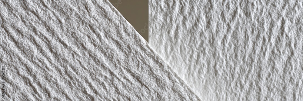 Aufkleber detailed texture of handmade paper showcasing unique fibers and patterns in a close-up view