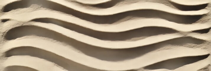 Textured Waves and Serene Beach A Tranquil Summer Seascape with Natural Abstract Art Forms