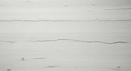 White wooden floor with visible grain and cracks