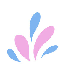 abstract flower logo