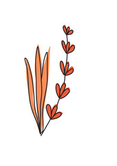 vector illustration of an abstract floral background