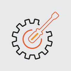setting icon, gears icon, Gear setting vector icon, Setting icon vector