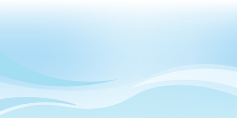 Abstract blue wave modern arts background