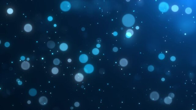 blue light defocused bokeh backgrounds particles loop