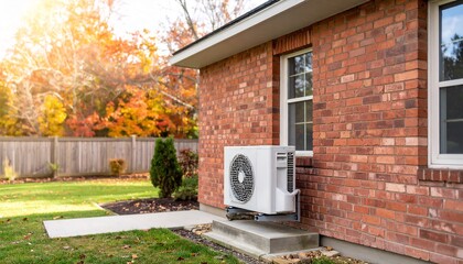 Autumn House HVAC Outdoor Unit.