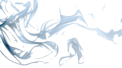 Obraz premium Abstract Light Gray Swirling Design On Black Background