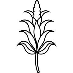 black and white silhouettes of leaves