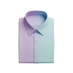 Pastel Ombre Collared Shirt