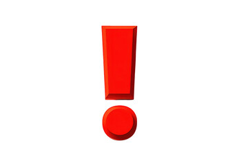 Red Exclamation Point Graphic Design