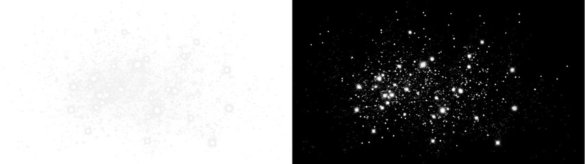 An image of a galaxy cluster with stars and cosmic dust overlay for space science research and exploration